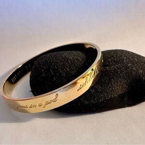 Kate Spade Best Friend Ever Gold Bangle